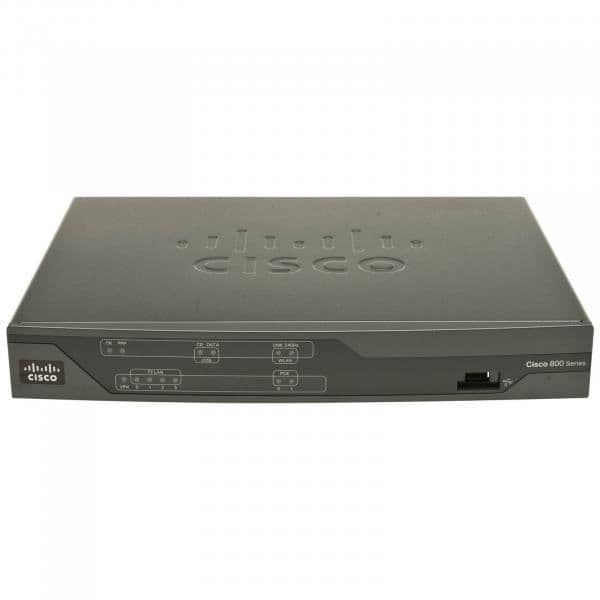 Cisco C888-CUBE-K9 Router - Ethernet - Statisk IP-routing- USED Svart