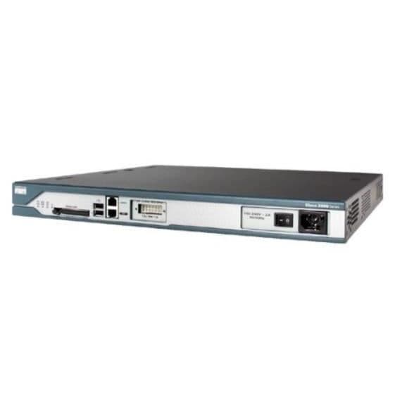 CISCO CISCO2811-SEC/K9 router - Ethernet - Brandvägg - 4-portars switch- USED