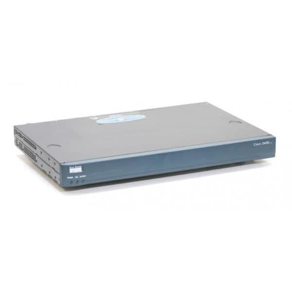 Router - CISCO - CISCO2621XM - Brandvägg - 4-portars switch - Statisk IP-routing- USED