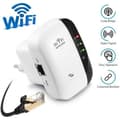 Miniatyrbild 1 av 4: WiFi Repeater, WLAN Wireless Extender, 300 Mbps 2,4 GHz Signal Booster med AP Access Point/Ethernet Port/Inbyggda antenner