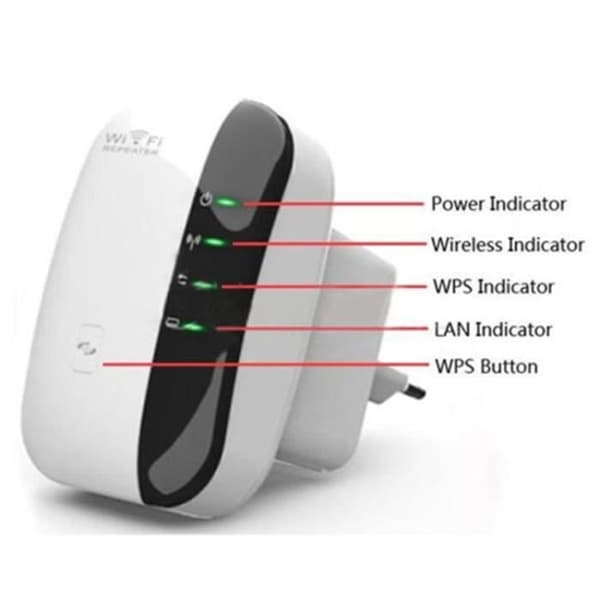 300M Wireless-N Repeater WiFi Router Signalförstärkare Extender Förstärkare EU-kontakt