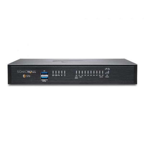 Brandvägg SonicWall TZ570 - 02-SSC-5656 - Wireless-AC - 4 Gbit/s - 802.11ac - 1 kg