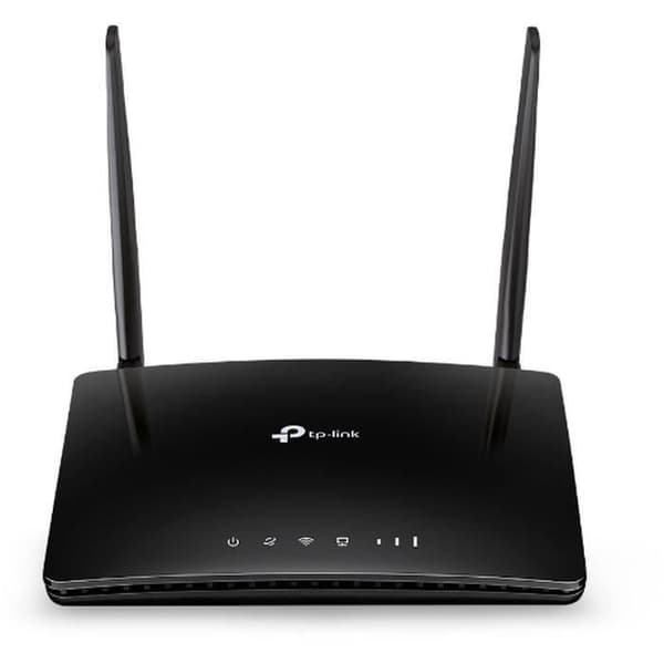 4G LTE WiFi AC1200 Mbps router - TP-Link Archer MR400 - med löstagbara antenner Svart
