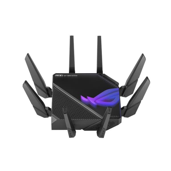 ASUS ROG Rapture GT-AXE16000 trådlös router 10 Gigabit Ethernet Triband (2,4 GHz/5 GHz/6 GHz) Svart