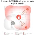 Miniatyrbild 3 av 4: Kraftfull AC1200 Mbps WiFi Repeater - Mercusys ME30 - 1 Ethernet-port - Kompatibel med alla boxar