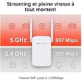 Miniatyrbild 4 av 4: Kraftfull AC1200 Mbps WiFi Repeater - Mercusys ME30 - 1 Ethernet-port - Kompatibel med alla boxar
