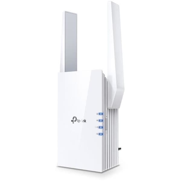 Kraftfull WiFi 6 repeater AX1800 Mbps - TP-Link RE605X - Täcker upp till 100 m² - Dual band - Kompatibel med alla boxar