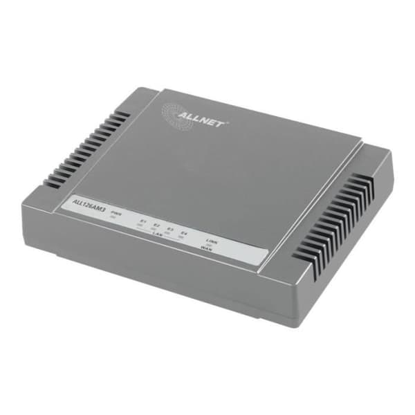 ALLNET ALL126AM3 VDSL2 Modem Router - 4 portar - Svart