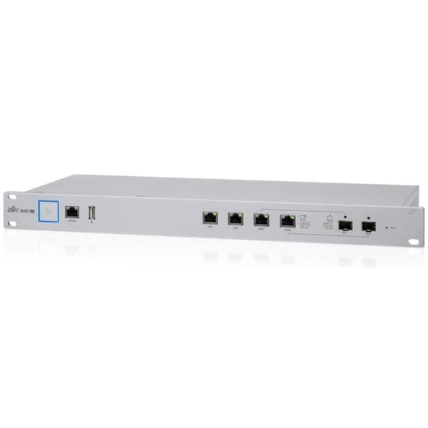 Router - Ubiquiti - UniFi Security Gateway Pro - 4 Gigabit Ethernet-portar - Avancerad säkerhet - Svart