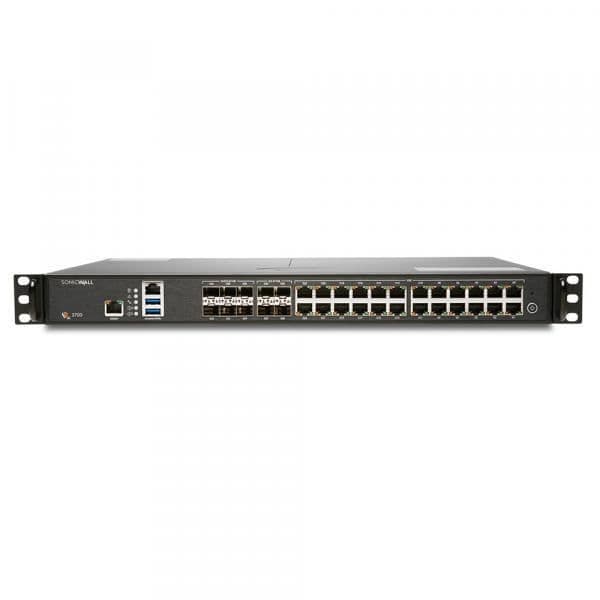 Brandvägg - SONICWALL - 02-SSC-8203 - Genomströmning 5,5 Gbit/s - IPSec VPN 2,2 Gbit/s - IPS/IDS 3800 Mbit/s