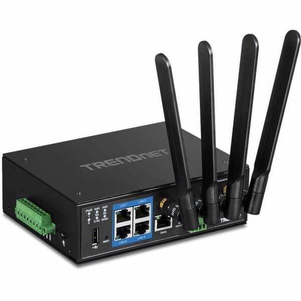 Router Trendnet TI-W100 WiFi 5 5 GHz Svart Svart