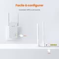 Miniatyrbild 3 av 4: TENDA 300 Mbps WIFI Repeater, enkel installation, 200㎡ täckning, väggmonteringsdesign, wifi-booster. A9