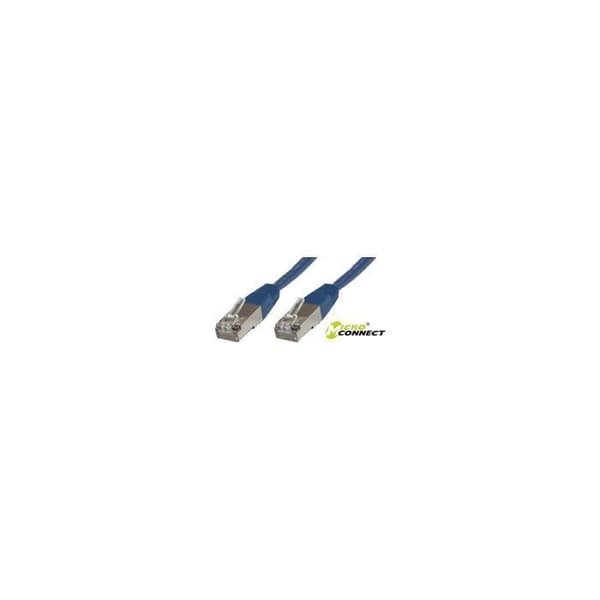 Nätverkskabel - MICRO CONNECT - S/FTP CAT6 7m Blå LSZH - Halogenfri - Gjuten - Blockerad