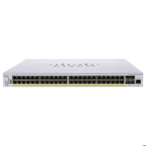 CISCO CBS350 Managed 48-ports GE Full CBS350 MANAGED 48-PORTAR GE FULL POE 4X1G SFP- USED