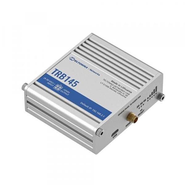 Gateway - Teltonika - TRB145 - LTE Cat 1 - RS485 - SMS-kontroll