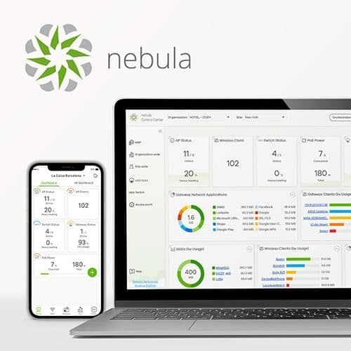Zyxel AX1800 True WiFi 6 åtkomstpunkt (802.11ax Dual Band), 1,77 GB/s med ODFMA och 2x2 MU-MIMO Dual Antenn, kontrollerbar