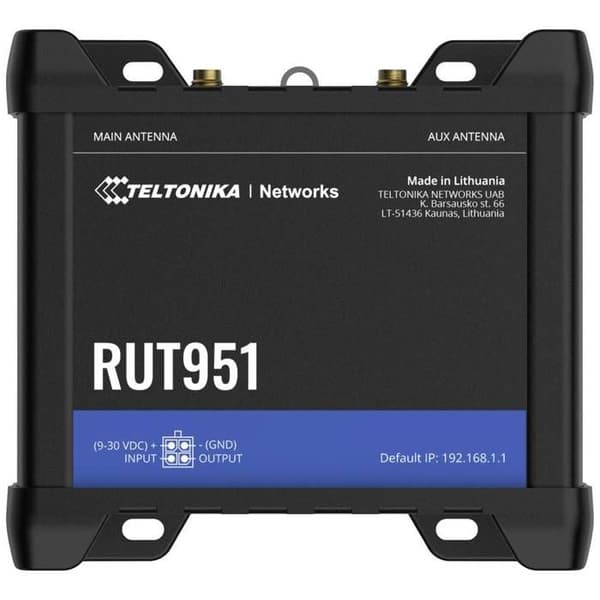 Teltonika RUT951 Wi-Fi-router Inbyggt modem: LTE 2,4 GHz