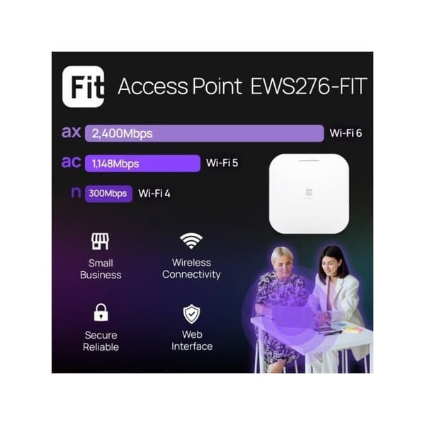 Åtkomstpunkt - ENGENIUS - EWS276-FIT - Flerfärgad - 21,41 cm - 22,71 cm