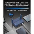 Miniatyrbild 2 av 2: Wi-Fi 6-router - CUDY - AX3000 - 2,5 Gbit/s Ethernet - VPN - Dubbelband