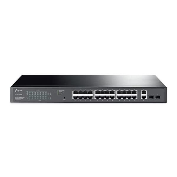 TPLINK 28-portars Gigabit Easy SmartSwitch 28-portars Gigabit Easy Smart Switch med 24-portars PoE+