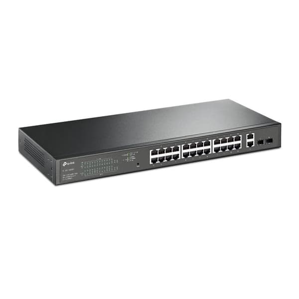 TPLINK 28-portars Gigabit Easy SmartSwitch 28-portars Gigabit Easy Smart Switch med 24-portars PoE+