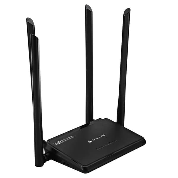 Reititin Talius RT-300-N4D Musta RJ45 Ethernet LAN USB x 3 Wi-Fi musta
