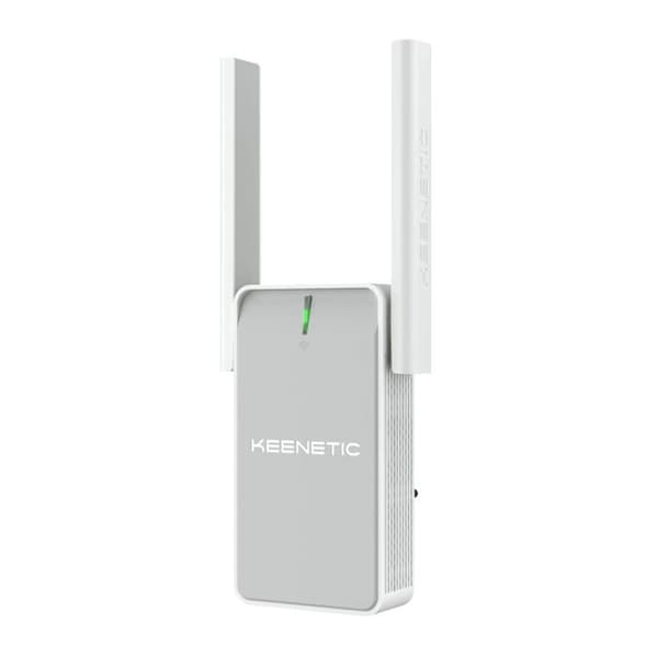 Range Extender - KEENETIC - Buddy AC1200 - Wi-Fi 5 - Kompakt - Plug and Play - Ethernet Grå, Vit