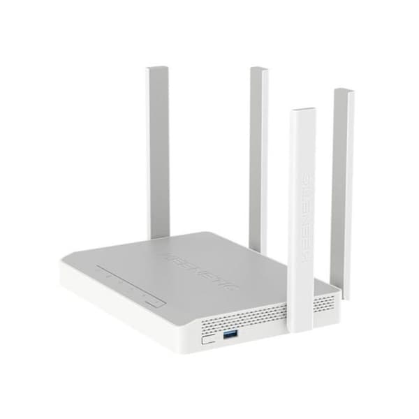 Keenetic Hero 4G+ router modem - WiFi 6 - AX1800 - Dubbelband - 4 Gigabit-portar - Cybernätverksskydd