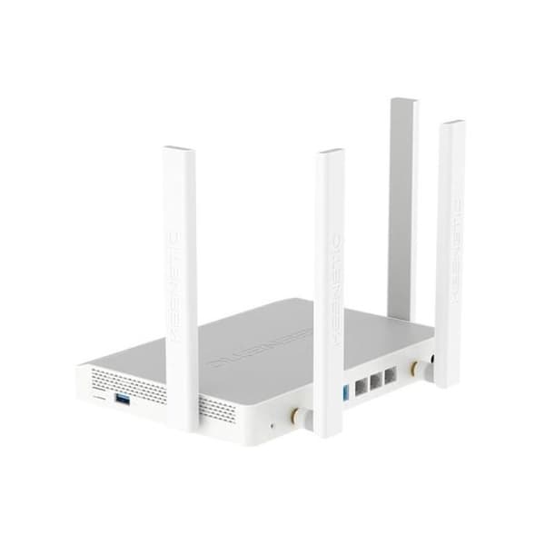 Keenetic Hero 4G+ router modem - WiFi 6 - AX1800 - Dubbelband - 4 Gigabit-portar - Cybernätverksskydd