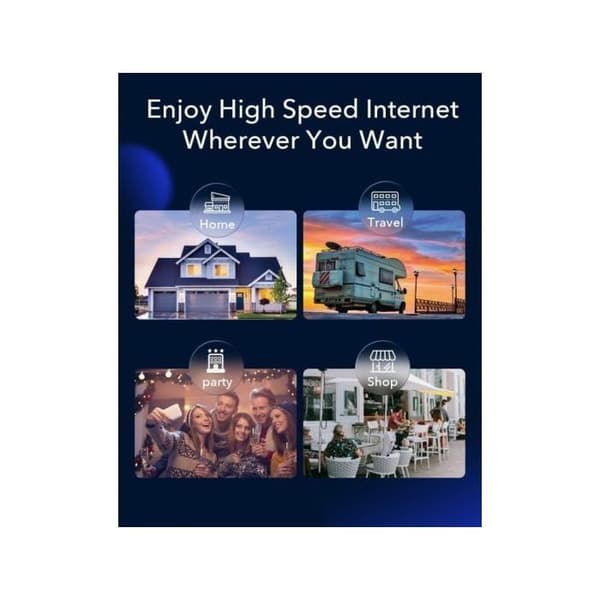 Cudy Lt18 Ax1800 Wifi Dual-Band 6 4G Lte Gigabit Router