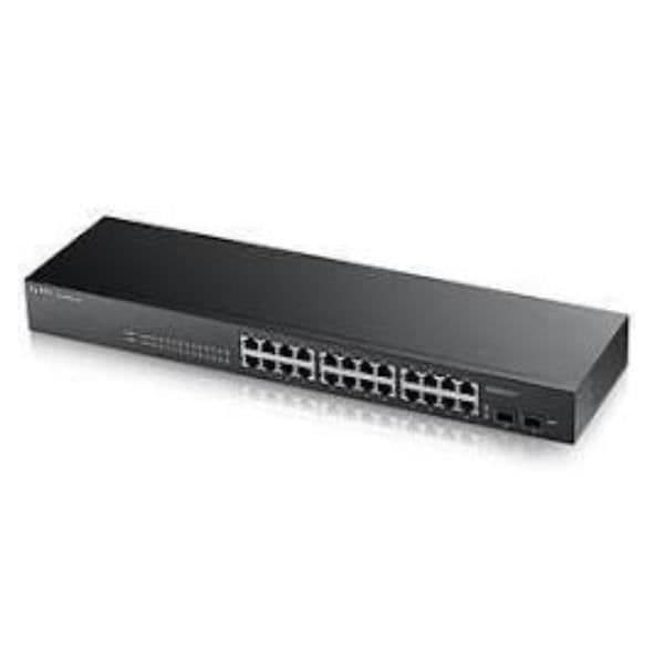 NÄTVERK, switch, fristående switch, switch Zyxel Gs1900 24p Poe specifikationer LAN-portar 24 N Typ och hastighet för