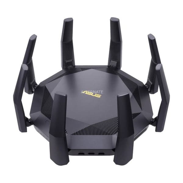 Router - ASUS - Rt-ax89x - Kraftfullt Wifi - Mobil - Snabb och stabil anslutning Svart