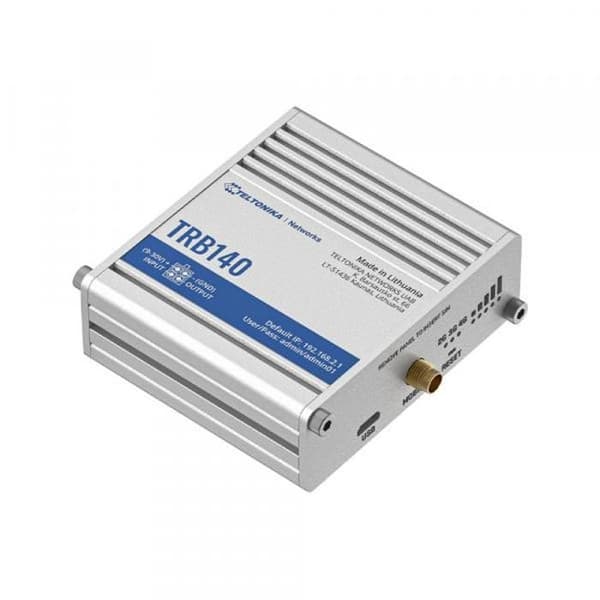 LTE-router - Teltonika - TRB140 - SMS-kontroll - Brandvägg - Öppna VPN