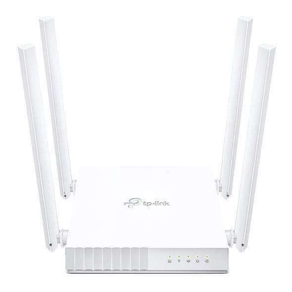 TP-Link Archer C24 Ac750 Dual Ap/Router Wifi Router, 4x Lan, 1x Wan/ 300mbps 2.4/ 433mbps 5ghz, Right To Plug, Indoor, A