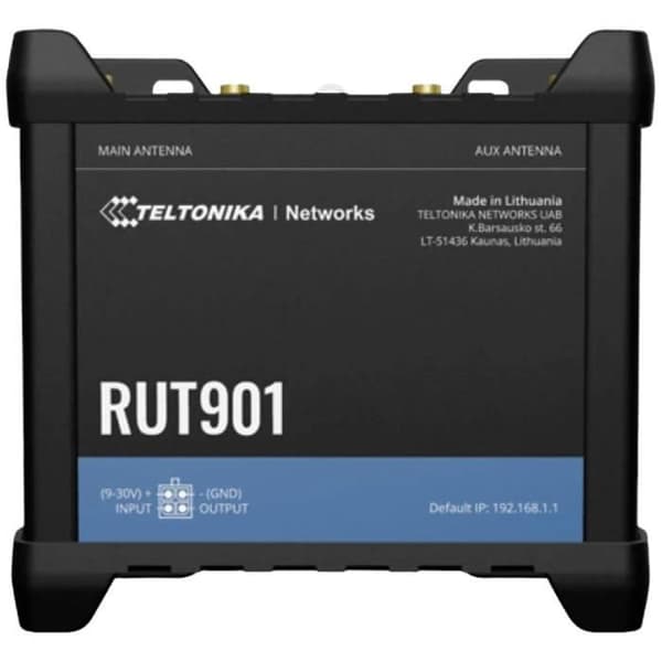 Teltonika RUT901 Wi-Fi-router Inbyggt modem: LTE 2,4 GHz Svart