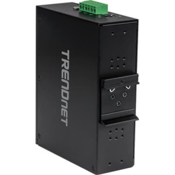 trendnet 16-portars industriell gigabit poe svart svart Svart