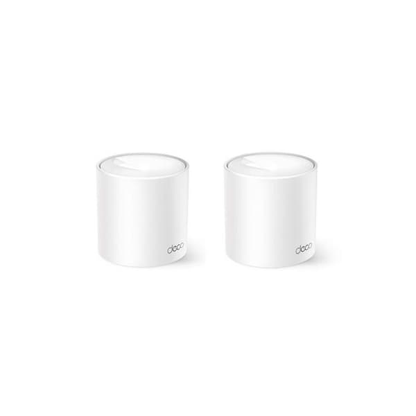 TP-LINK Déco X10 mesh-router - Dual-band (2,4 GHz / 5 GHz) - Wi-Fi 6 (802.11ax) - Föräldrakontroll - MU-MIMO Vit