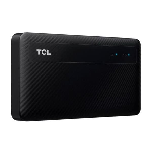 Bärbar router - TCL - Link Zone MW42V - 4G LTE CAT4 - 1500 mAh batteri - Ultralätt design Svart