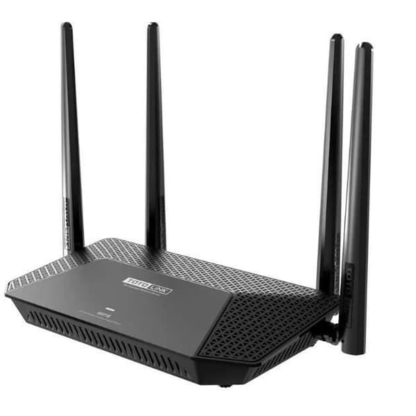 Totolink Router X2000R WiFi 6 AX1500 Dual Band 5xRJ45 - 6952887470435 Svart