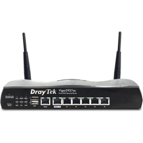 DrayTek Vigor 2927ac VPN-router med hög hastighet