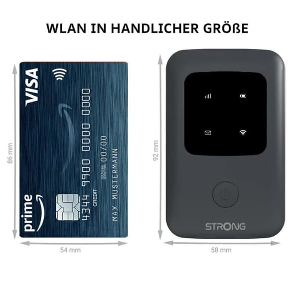 Hotspot 4G - STARK - Uppladdningsbar modem - 150 Mbps - Wi-Fi - Kompatibel med alla SIM-kort