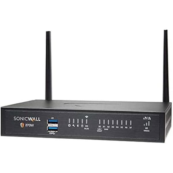 Brandvägg - SONICWALL - TZ270 WRL-AC INTL - Wi-Fi - Svart - UPG+ESS 3Y säkerhet