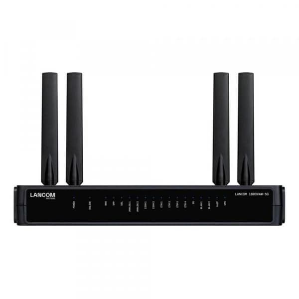 Router - LANCOM - 1803VAW-5G EU - SD-WAN VoIP Gateway - 5G - Wi-Fi 6 Svart