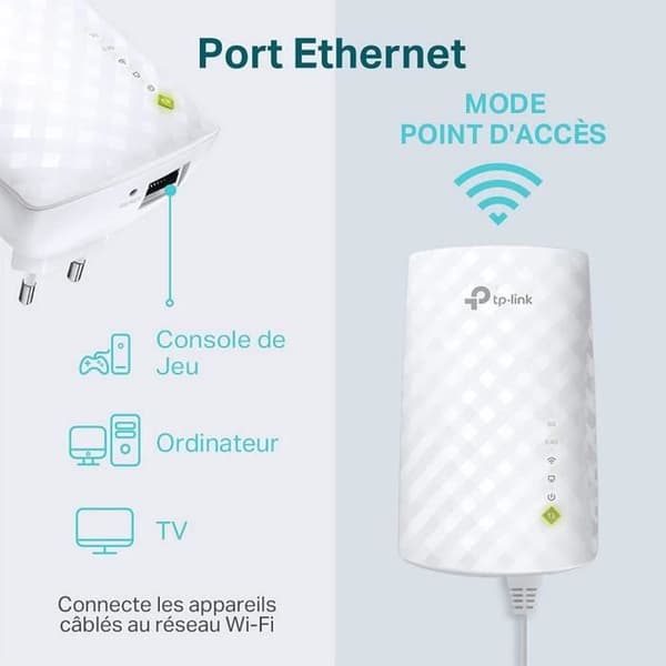 TP-LINK RE200 AC 750 Mbps Dual Band Wi-Fi Repeater