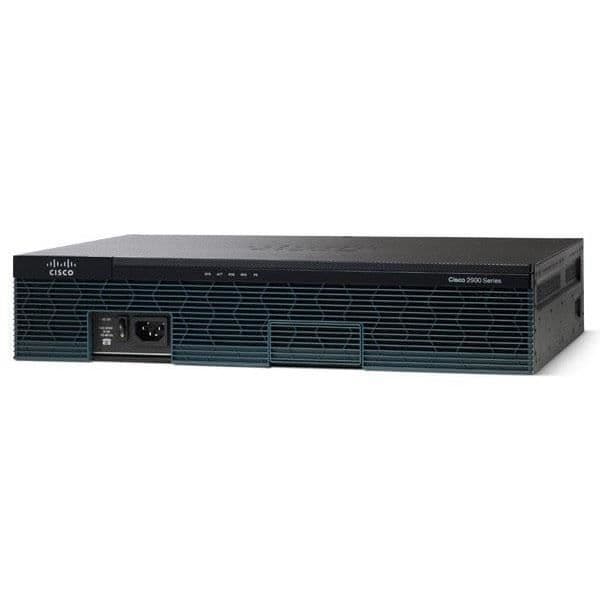 Router - CISCO - C2911-VSEC-SRE/K9 - Effektiv - Säker - Serviceintegration- USED Svart
