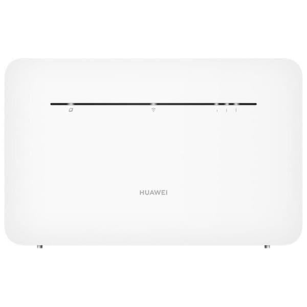 Huawei 4G+ 4G mobilrouter Wi-Fi Lte Cat. 7, nedladdningshastighet upp till 300 Mbps, AC1300 dual-band Wi-Fi, 4 Giga-portar Vit
