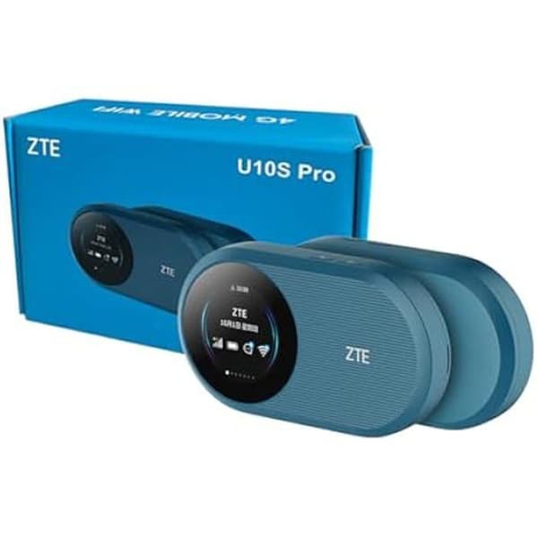 Mobilt Wi-Fi - ZTE - U10S Pro - 4G+LTE - Wi-Fi 6 - 3000 mAh - Ansluter 32 enheter