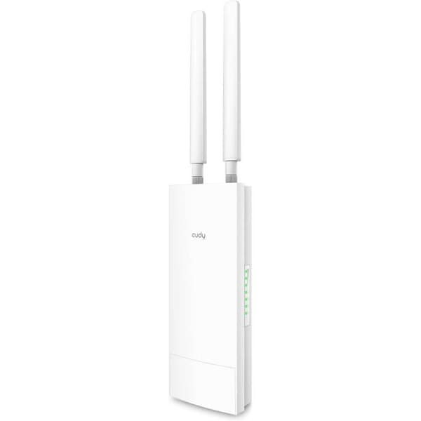 4G LTE Modemrouter - CUDY - LT400-Ute - WiFi N300 - IP65 - Avtagbara Antennor Vit