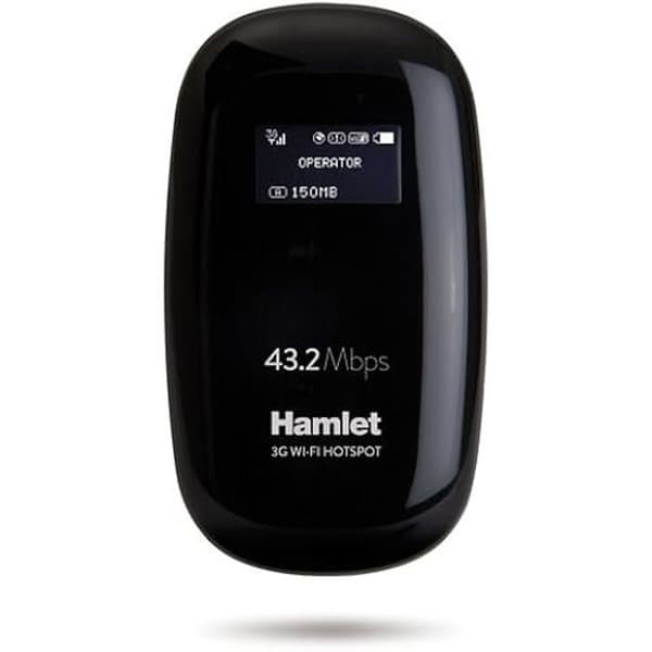 3G-router - HAMLET - HHTSPT3GM42 - OLED-skärm - Fildelning - 10 användare