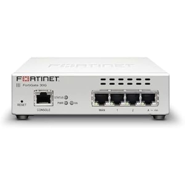 Brandvägg - FORTINET - FortiGate-30G - 4 portar Gigabit Ethernet - SD-WAN - Centraliserad hantering
